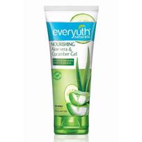 Everyuth Naturals Nourishing Aloe Vera & Cucumber Gel| Protects from Acne, Cuts & Rashes|Refreshing & Soothing Care|Sensitive Skin - 150 g