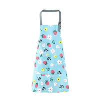 Fashionable, Cute Apron, Dirt Resistant, Household Kitchen Cooking Cover, Men's And Women's Styles One Size mėlyna