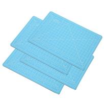 4Pcs Cutting Mat A5 Sky Blue Model Cut Pad Paper Rubber Stamp Engraving Scale Board white