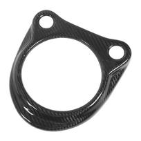 Gear Shift Panel Trim Carbon Fiber Gear Shifter Panel Cover for 370Z Z34 Automatic 2009 to 2020 black