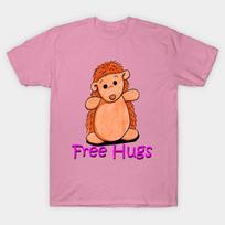 T Shirt Women Free Hugs Harajuku Print Kawaii Tshirt Summer Short Sleeve Female T-Shirt Top Tee S