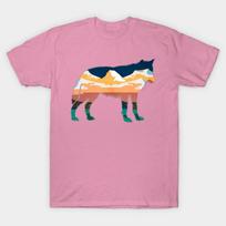 T Shirt Women Wolf Country Harajuku Print Kawaii Tshirt Summer Short Sleeve Female T-Shirt Top Tee S rožinė