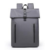 Men'S Shoulder Computer Bag Large Capacity Travel Backpack Simple Travel Backpack College Bag pilka spalva