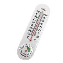 1 vnt. pakabinamas termometras sienai, skirtas vidaus ir lauko sąlygoms, namams, sodui, šiltnamiui, auginimui, drėgmės matuoklis, temperatūros monitorius, matavimo įrankis balta