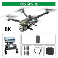 Naujas GT6 GPS Dronas 8K Profesionalus HD Dviguba Kamera 5G WIFI Visakryptis Kliūčių Vengimas Bešepetėlis Šešių Ašių Dronas Žaislai Dovanos GPS 1 Battery