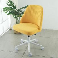 Mid-Back Armless Task Chair Cover Solid Color Dining Chair Slipcovers Elastic Scandinavian Chairs Cover For Kitchen Hotel Home 1Pc