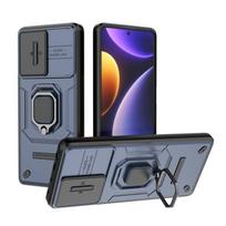 For Xiaomi Poco F5 5G Case Magnetic Ring Armor Phone Cases for Poko Little Poco F5 F 5 PocoF5 5G Camera Protection Back Cover For Poco F5 5G black