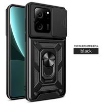 For Xiaomi Mi 13T Pro Case Ring Holder Armor Shockproof Coque For Xiaomi 13T Mi13T Slide Lens Protect Back Cover For Mi 13T juoda