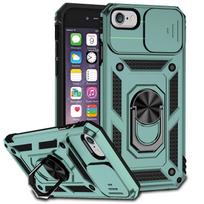Dėklas iPhone SE iPhone SE 2020 2022 2023 Fundas Coque Stumdomas lęšis Magnetinis žiedo laikiklis Galinis dėklas iPhone 6 7 8 For SE 2020 2022 gray