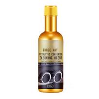 Katalizatoriaus valiklis 120ml Kuro efektyvumo didintojas Kuro ir išmetimo sistemos valiklis Alyvos priedas Išmetimo vamzdžio anglies šalinimo valiklis Automobilių dalys 1pc beige