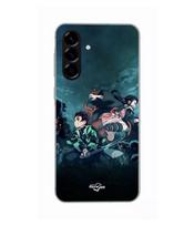 Case - Maniacase - Samsung Galaxy A26 - Silicone - Black - Demon Slayer juoda