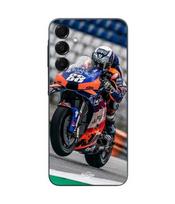 Case - Maniacase - Samsung Galaxy A16 - Silicone - Soft - Black - MIGUEL OLIVEIRA MOTO GP 88 juoda