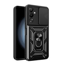 Apsauginis dėklas kamerai Tecno Pova 5 POVA 4 Pro Armor Hibridinis žiedas Galinis dangtelis For Tecno Pova 5 sidabras