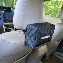 PU Leather Tissue Box Cover Soft PU Leather Car Tissue Box Cover Black PU Leather Tissue Box Cover Soft Rectangular Napkin United States