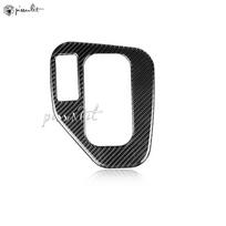 Anglies pluošto pavarų perjungimo perjungiklio rėmo dangtelio perdanga, skirta BMW E39 LHD automobilių stiliaus priedų lipdukams For  F20 F21 12-15&LHD juoda