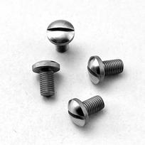 4 vnt. CNC griovelių varžtų rinkinys, 1911 rankenų modelio atsarginės dalys, 416 nerūdijančio plieno varžtas, remonto įrankio dalys White (four screws)