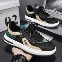 Men's shoes new trend sports fashion versatile single shoes daily leisure comfortable wear-resistant shock-absorbing breathable deodorant tide shoes 39 juoda