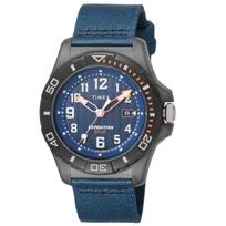 TIMEX Laikrodis Expedition Free-dive Ocean Expedition Mėlynas vandenyno ciferblatas Vandenyno plastikas Mineralinis stiklas Saulės energija 5 ATM Atsparus vandeniui 44MM Laikrodis TW2V40300