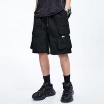 Overalls Short Men's Summer Style Baggy Straight Cropped Pants Men Sport Pants XXXXXL juoda
