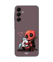 Case For Samsung Galaxy A15 Baby Deadpool with Unicorn Maniacase juoda