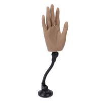 Fake Hand Model Silicone Reusable Nail Art Practice Hand with Fixing Rack for Beginner Practice right hand