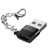 USB Type-C adapteris Type C į USB 2.0 Ausinių adapteris USB Type C keitikliai iPhone Samsung Galaxy s10 Macbook USB C adapteris juoda