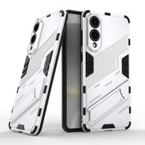 For Samsung Galaxy S25 Edge 5G Case Shockproof Armor Back Cover Phone Case Anti-Fall Protect Kickstand Coque Funda Cases For Samsung S25 balta