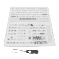145 Keys Clear Keycaps for Cherry Height DIY Universal KCA Transparent Keycaps with Key Puller for