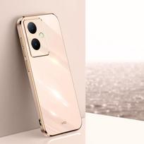 For OnePlus Nord CE Case OnePlus Nord CE3 Phone Case Straight edge electroplate Plating ShockProof Silicone Back Soft Cover For OnePlus Nord CE3&Case & Strap