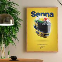 1 vnt. Karštas Ayrtonas Senna Formulės 1 Legendinis Žvaigždės Čempiono Plakatas HD Plakatai Namų Kambario Baro Kavinės Dekoras Menas Sienų Tapyba Paveikslas 21cm×30cm NoFrame brown