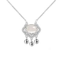 Xiangyun Ruyi Ping An Lock Necklace for Women, National Trends, Clavicle Chain and Neck Chain