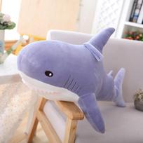 Naujas 80cm/100cm Didelio Dydžio Tikroviškas Ryklio Pliušinis Žaislas Pagalvė Minkštas Iškamšytas Jūros Gyvūnas Banginio Lėlė Nuraminanti Pagalvėlė Dovana Vaikams 80cm