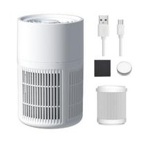 Small Air Purifier Wide Coverage Range Energy-saving Low Noise Activated Carbon Filter white