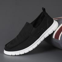 Men'S Shoes Zipper One Pedal Lazy Shoes Trendy Fashion Comfortable Low Top Flat Baseplate Shoes 38