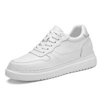 Genuine Leather Men's Shoes Luxury Brand Treking Footwear New Trend Versatile Male Sneakers Thick Bottom Outdoor Walking Shoes 36 balta