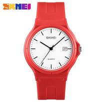 Trendy fashion little white quartz watch waterproof thin female student simple scale watch raudona