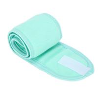 Spa Head Bands Soft Cloth Facial Makeup Head Wrap Skincare Shower Sports Hair WrapGreen white