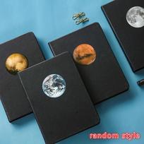 Planet Graffiti Juodas Kortelių Knygelė Minimalistinis Kietu Viršeliu Juodo Vidinio Puslapio Užrašų Knygelė Dienoraštis Knyga Korėjietiški Vadovai Kanceliarinės Prekės Dovana random style