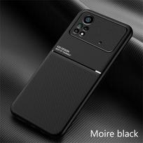 For Xiaomi Poco X4 Pro 5G Case Magnetic Car Holder Cases For PocoPhone X4Pro PocoX4 Pro Poko X 4 Pro Soft Leather Back Cover For Poco X4 Pro 5G juoda