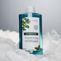 Klorane Aquamint Shampoo Double Plan (400ml+400ml) (Ceratin Care & Cooling)