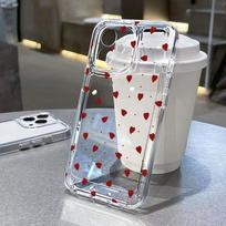Telefono dėklas Samsung S25 Ultra Funda Galaxy S24 S23 FE S22 S21 S20 FE S10 Plus Silikoninis Skaidrus Širdelės su Meile Viršelis Carcasa For Samsung S25 gray