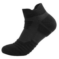 Vyriškos krepšinio kojinės, storos frotinės pado kojinės One Size black