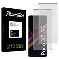 Tempered Glass for Xiaomi Poco X7 5G [Pack 2] Screen Protector Film Phonillico® skaidri