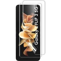 Plastic Screen Protector for Samsung Galaxy Z FLIP 3 5G [2 Pack] Ultra Thin Anti-Scratch Resistant Protector Phonillico® skaidri