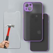 Coque Semi-rigide - E.F.CONNECTION - pour iPhone 13 - Violet - Matte - Bords renforcés
