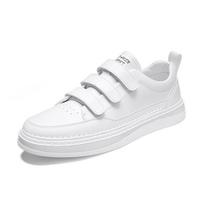 Casual Mens Shoes Fashion Designer Leather Skateboard shoes Comfortable Outdoor Non-Slip Men Sport Walking Shoes Mocassin Hombre 39 balta