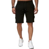 Men's Solid Color Breathable Jogging Shorts With Pockets And Drawstring Casual Shorts L juoda
