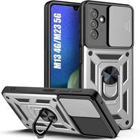 Protective Case - Samsung - Galaxy M13 M23 5G - Silver - Rigid - Shockproof with Stand sidabras