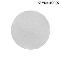 100pcs 51/53/58mm Coffee Powder Bowl Filters Paper For Espresso Coffee Maker 53MM