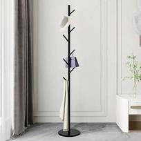 Standing Coat Metal Rack Tree Purse Light Luxury Rack Nordic Style Save Space Floor Standing Multiple Hooks Clothes Rack Stand